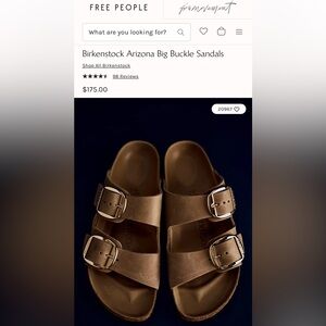 Birkenstock Women’s Arizona Big Buckle Slide Sandals